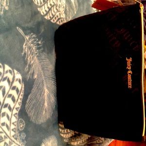 Beautiful black juicy couture make up/travel bag